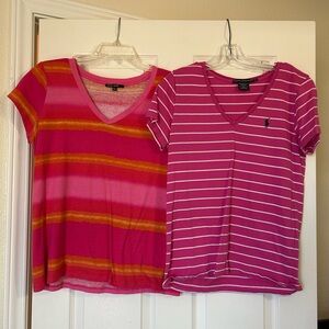 Pair of pink Tees